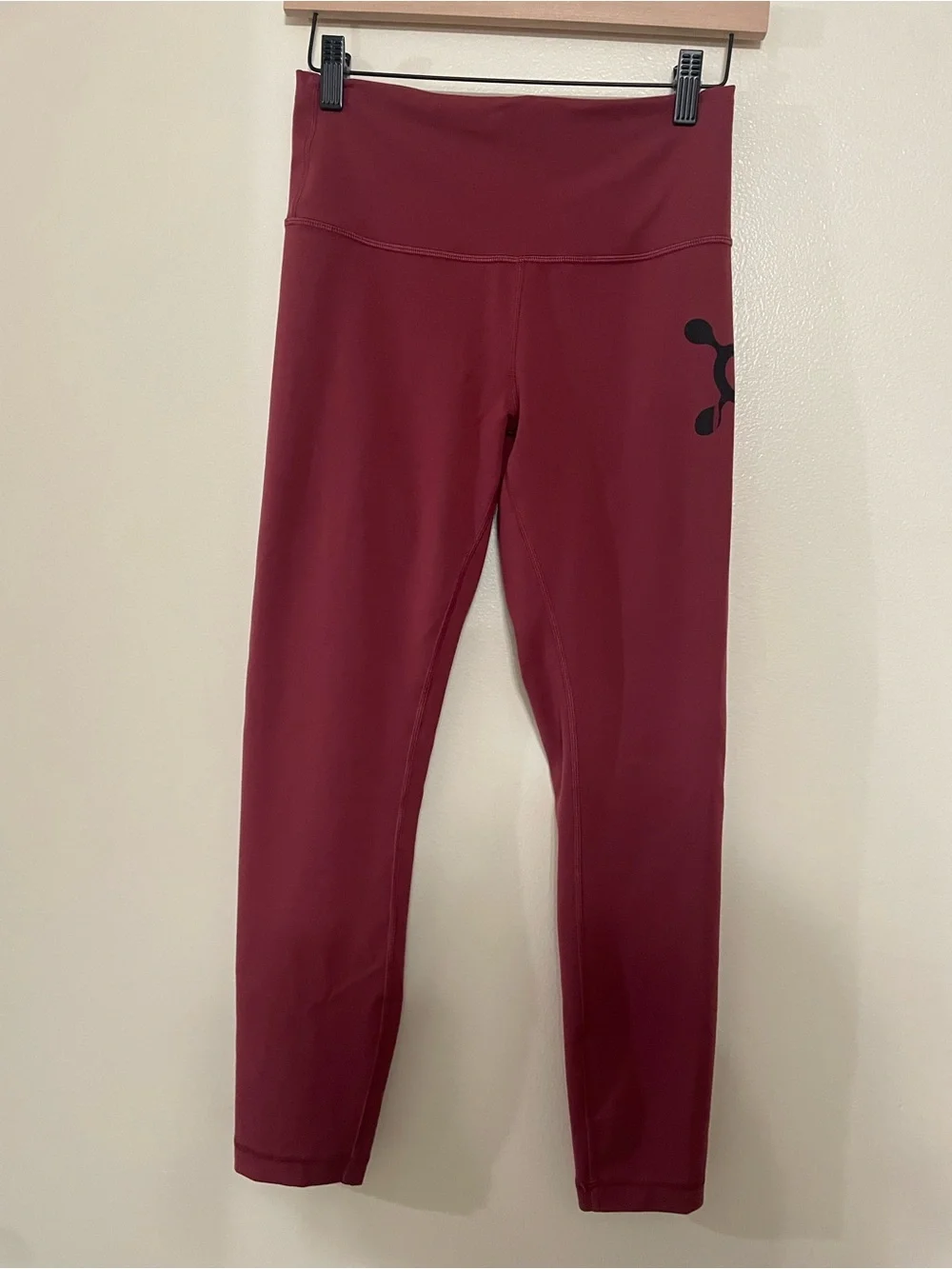 lululemon athletica Orangetheory Burgundy High-Waist Performance Leggings